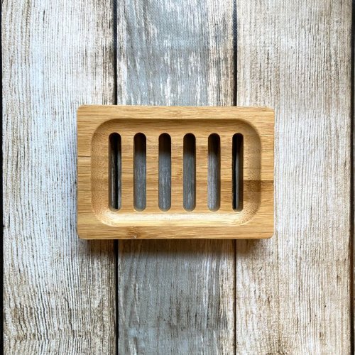 Slatted Bamboo Soap Dish From Pure Nuff Stuff